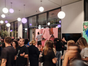 Contemporary art activation hosted at Moxy Athens City in collaboration with ArtSpark Consultants, transforming the hotel into an immersive cultural and hospitality experience.